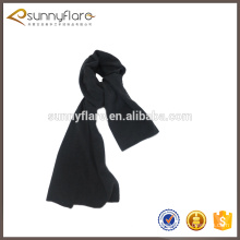 Wholesale solid color plain cheap cashmere winter scarf for man